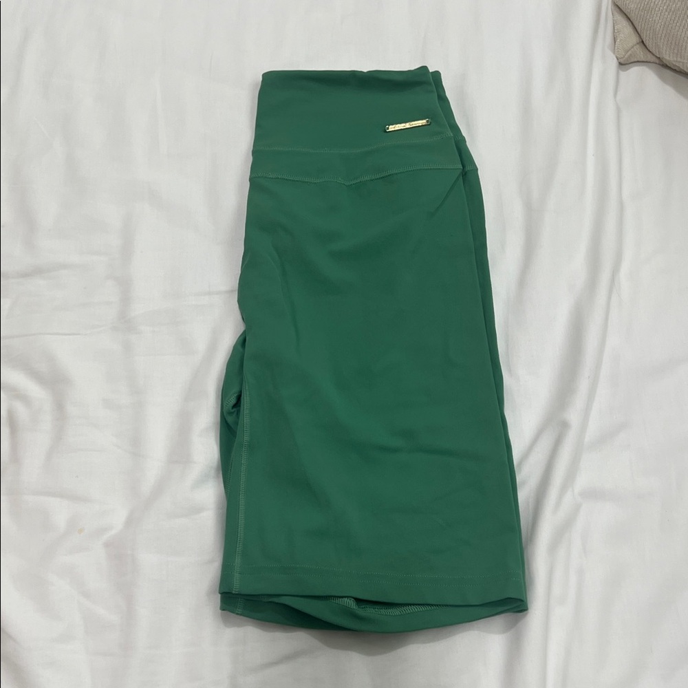 Gymshark X Whitney Simmons Palm Green Cycling Shorts